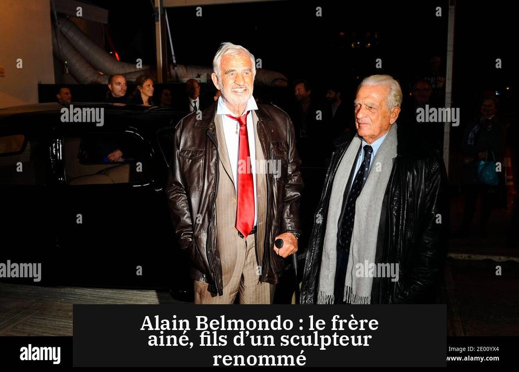 Alain Belmondo : le frère ainé, fils d’un sculpteur renommé