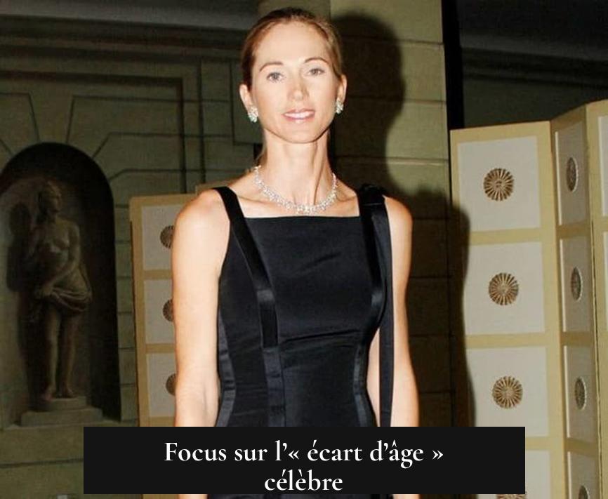 Focus sur l’« écart d’âge » célèbre