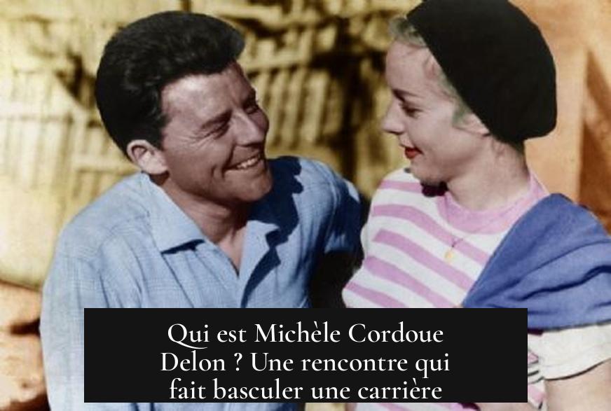 Qui est Michèle Cordoue Delon ? Une rencontre qui fait basculer une carrière