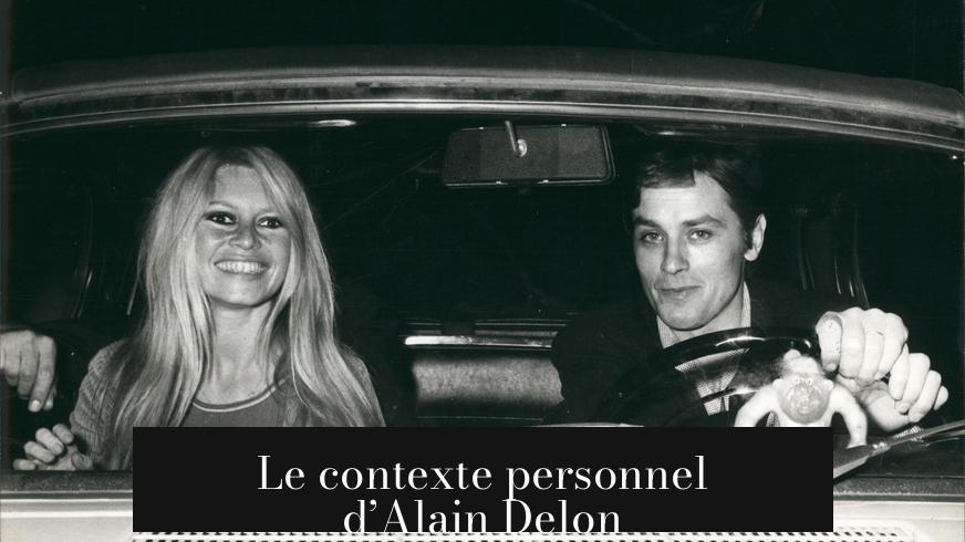 Le contexte personnel d’Alain Delon