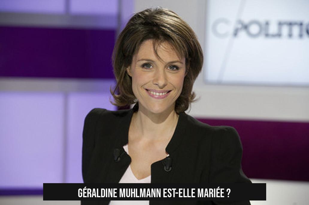 Géraldine Muhlmann est-elle mariée ?