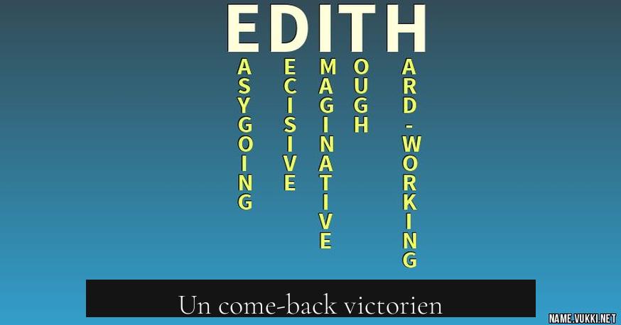 Un come-back victorien