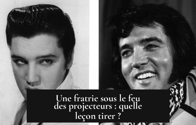 Une fratrie sous le feu des projecteurs : quelle leçon tirer ?