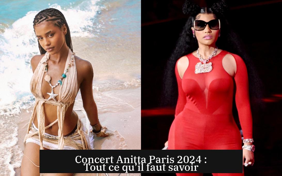 Concert Anitta Paris 2024 : Tout ce qu’il faut savoir
