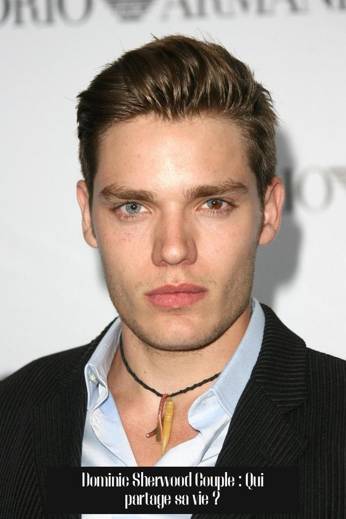 Dominic Sherwood Couple : Qui partage sa vie ?