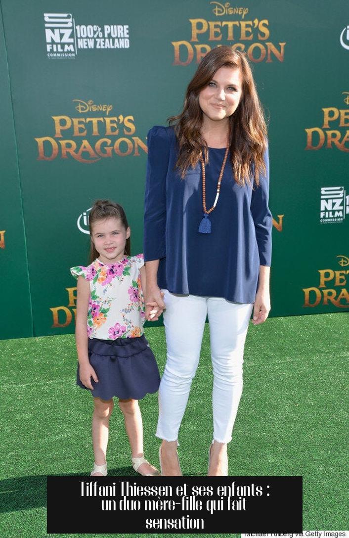Tiffani Thiessen et ses enfants : un duo mère-fille qui fait sensation