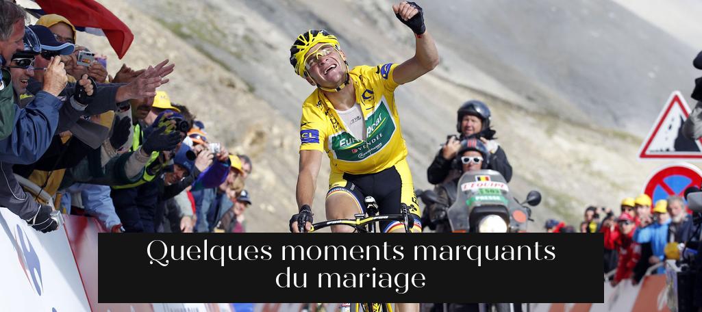 Quelques moments marquants du mariage