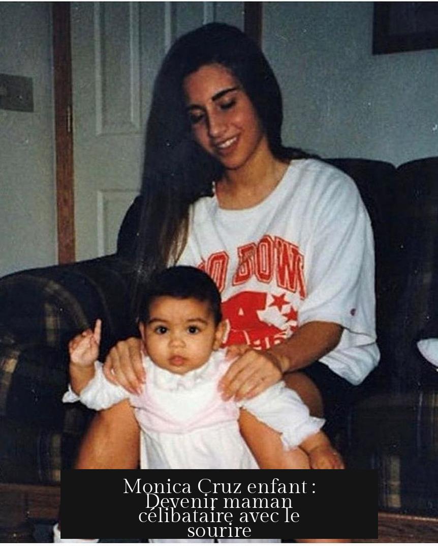 Monica Cruz enfant : Devenir maman célibataire avec le sourire