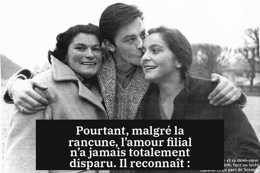 Pourtant, malgré la rancune, l’amour filial n’a jamais totalement disparu. Il reconnaît :