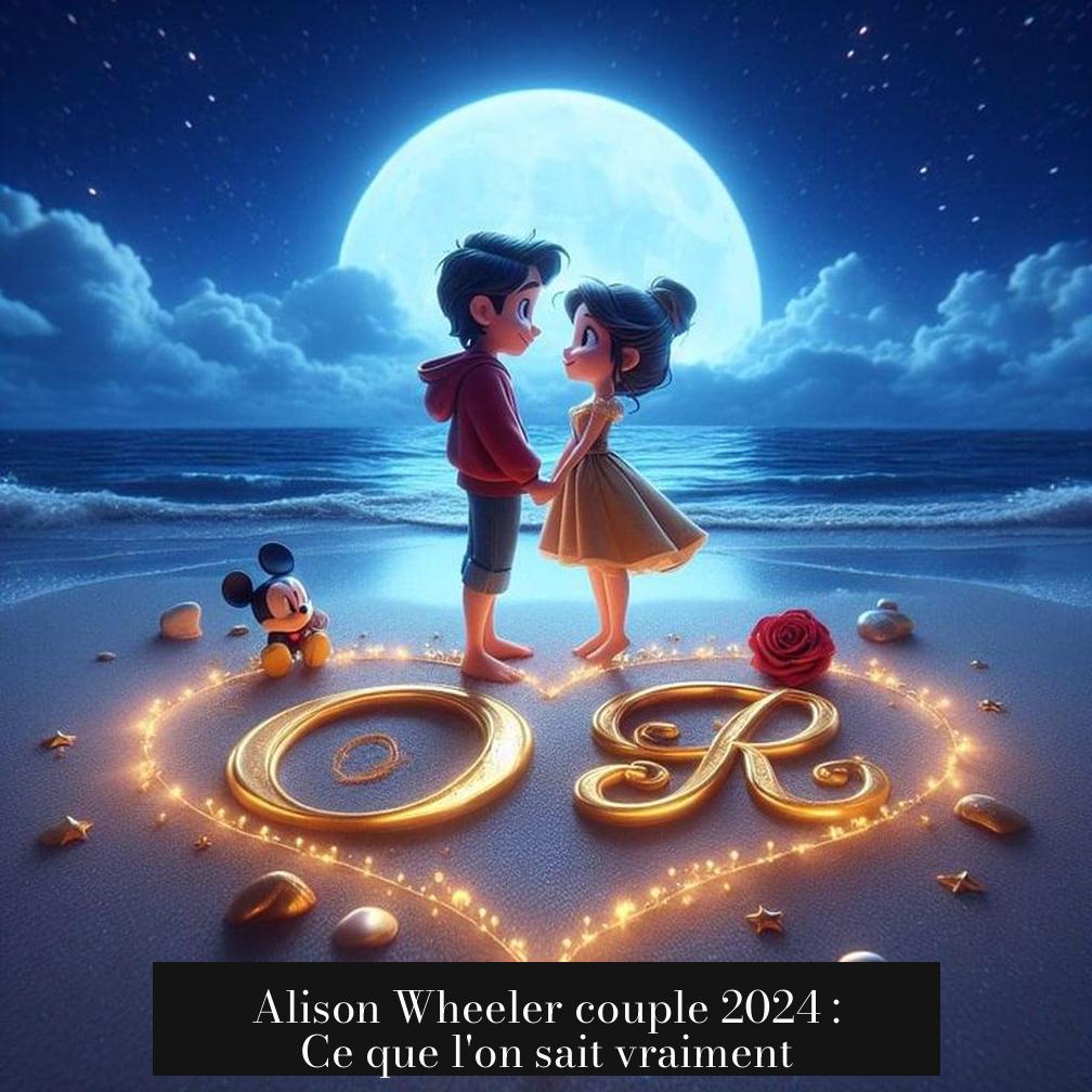 Alison Wheeler couple 2024 : Ce que l'on sait vraiment