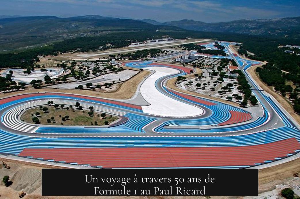 Un voyage à travers 50 ans de Formule 1 au Paul Ricard
