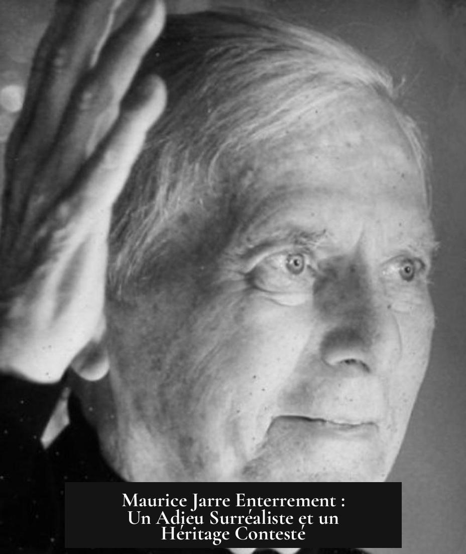 Maurice Jarre Enterrement : Un Adieu Surréaliste et un Héritage Contesté