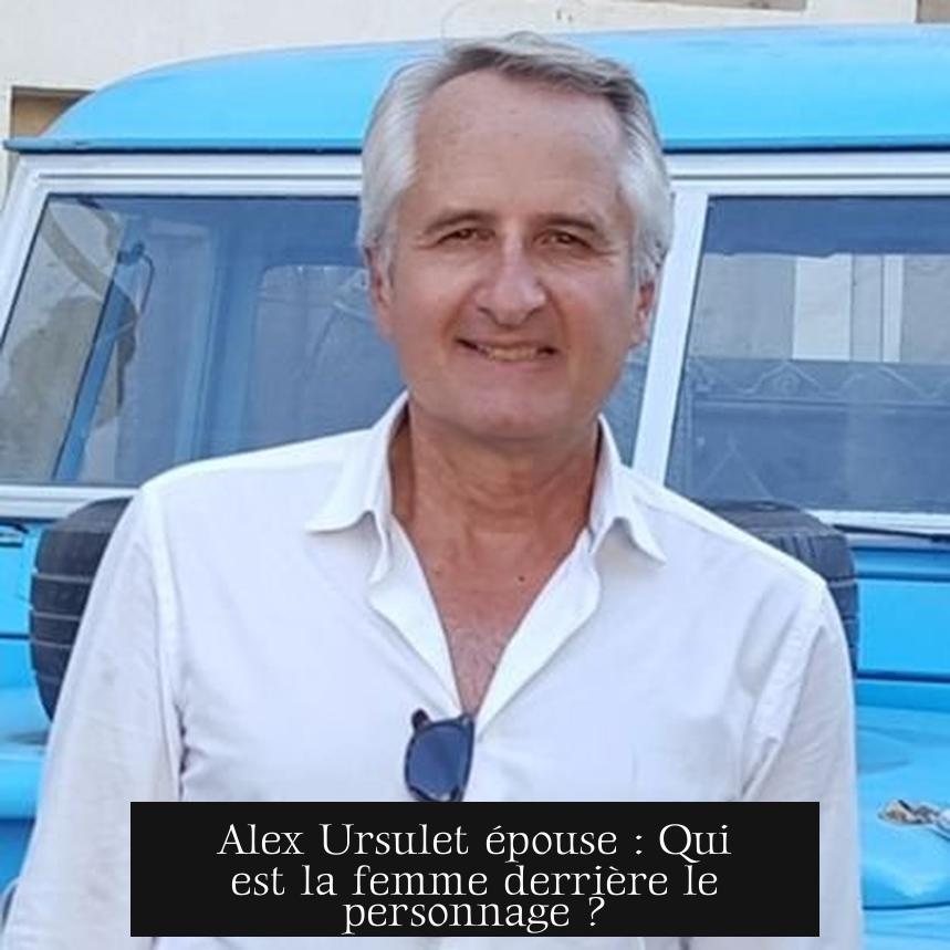 Alex Ursulet épouse : Qui est la femme derrière le personnage ?