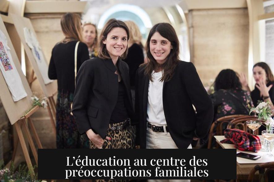 L’éducation au centre des préoccupations familiales