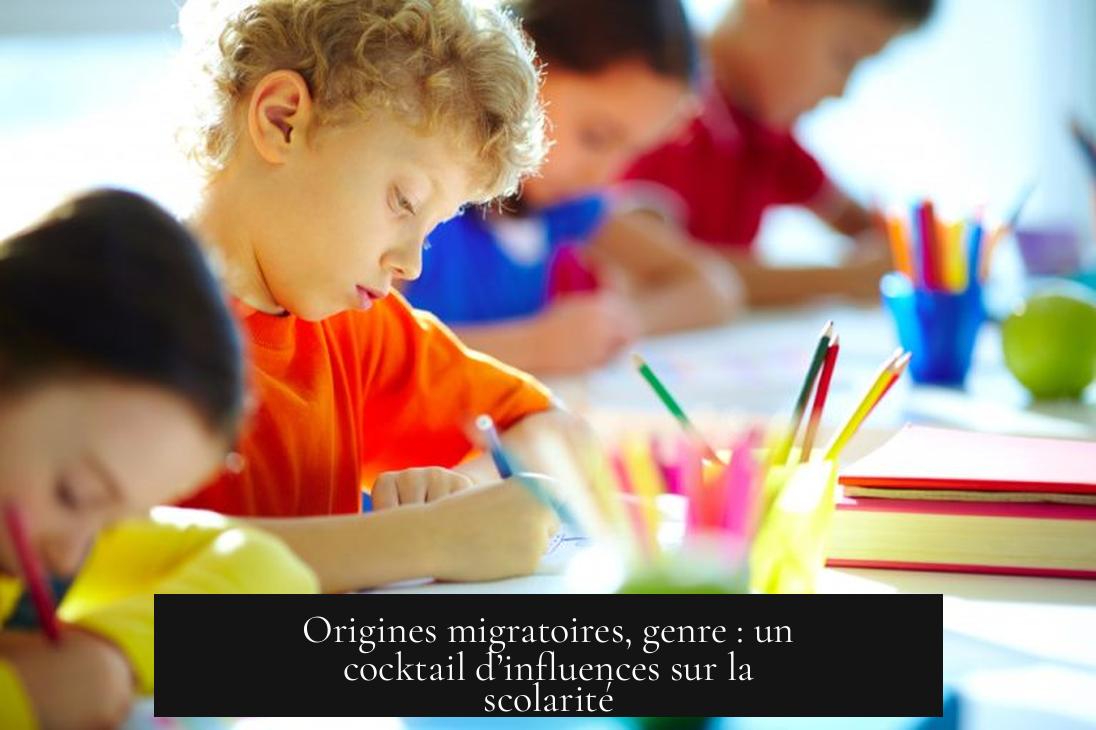 Origines migratoires, genre : un cocktail d’influences sur la scolarité