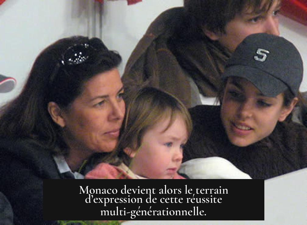 Monaco devient alors le terrain d’expression de cette réussite multi-générationnelle.