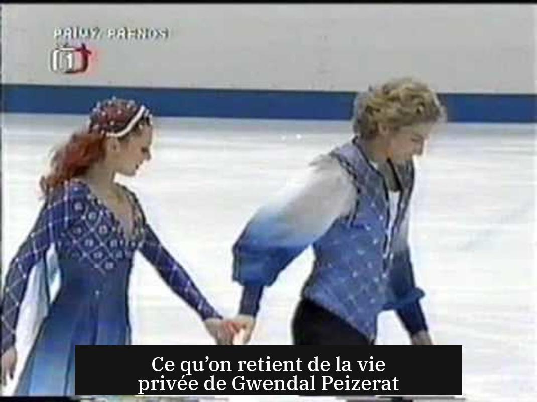 Ce qu’on retient de la vie privée de Gwendal Peizerat