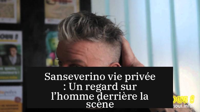 Sanseverino vie privée : Un regard sur l’homme derrière la scène