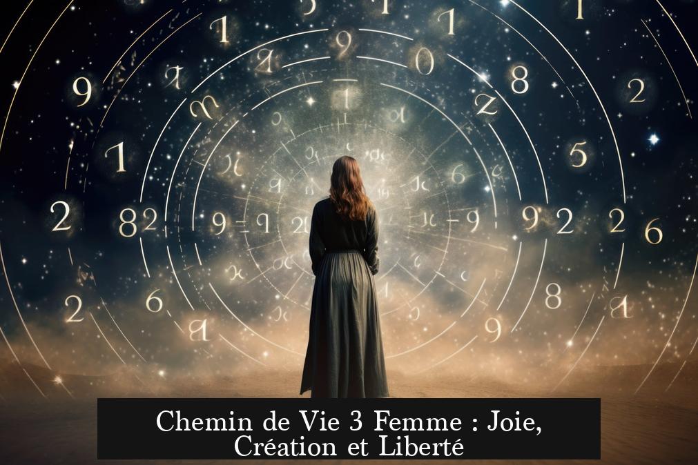 Chemin de Vie 3 Femme : Joie, Création et Liberté