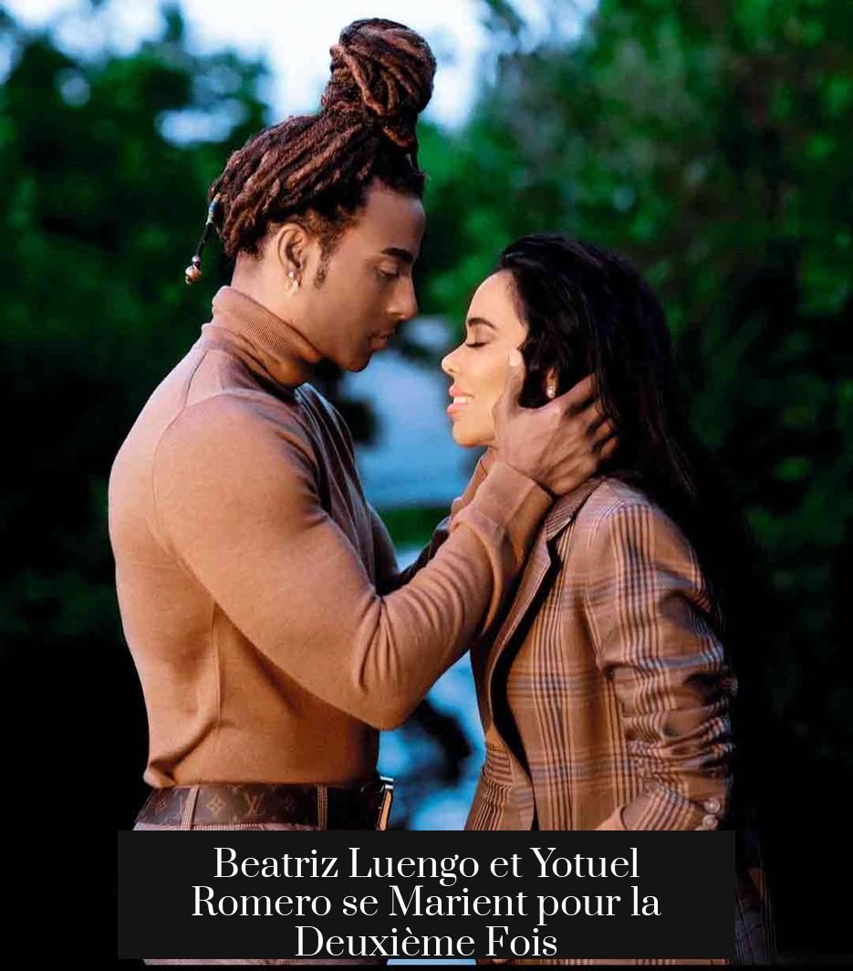 Beatriz Luengo et Yotuel Romero se Marient pour la Deuxième Fois