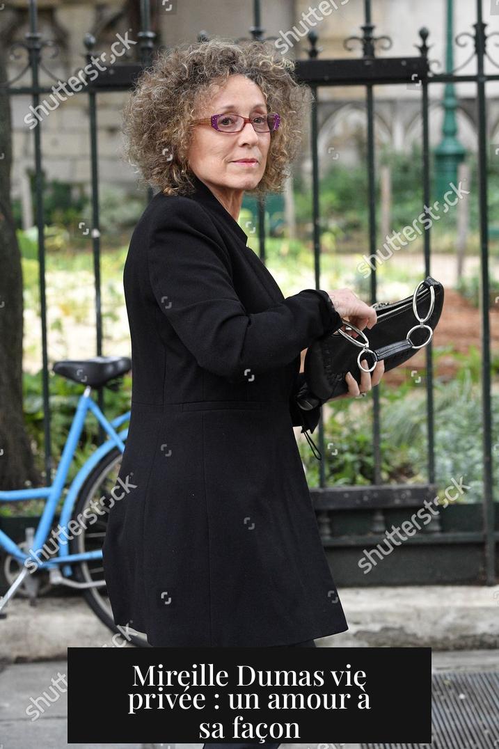 Mireille Dumas vie privée : un amour à sa façon