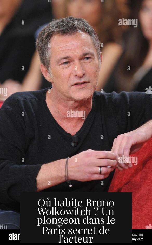 Où habite Bruno Wolkowitch ? Un plongeon dans le Paris secret de l'acteur