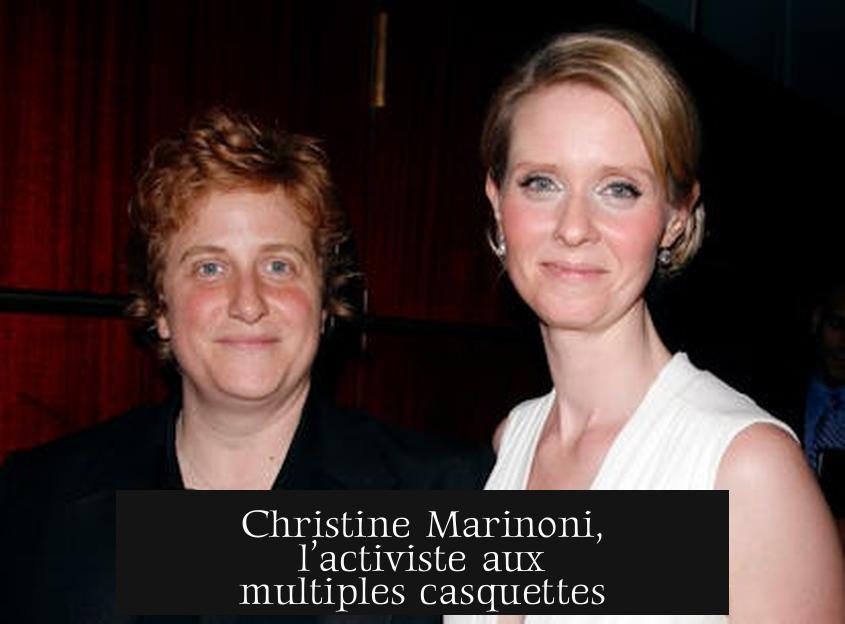 Christine Marinoni, l’activiste aux multiples casquettes