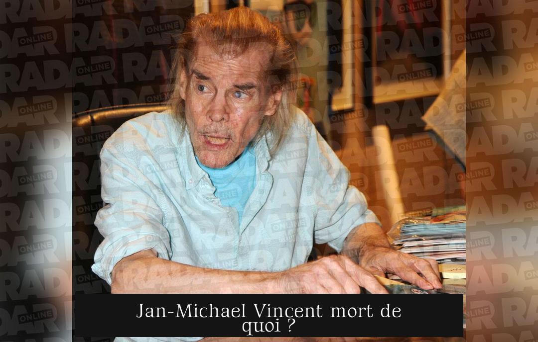Jan-Michael Vincent mort de quoi ?