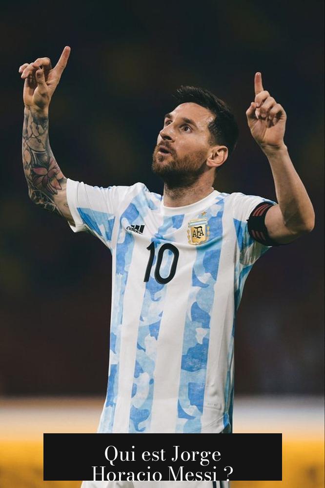 Qui est Jorge Horacio Messi ?