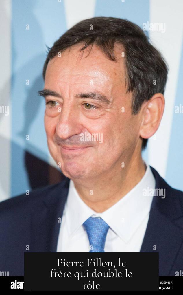 Pierre Fillon, le frère qui double le rôle