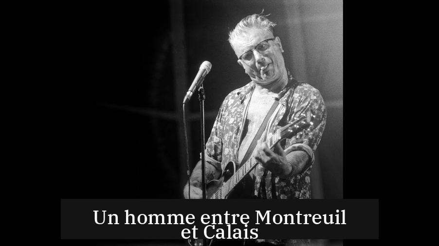 Un homme entre Montreuil et Calais