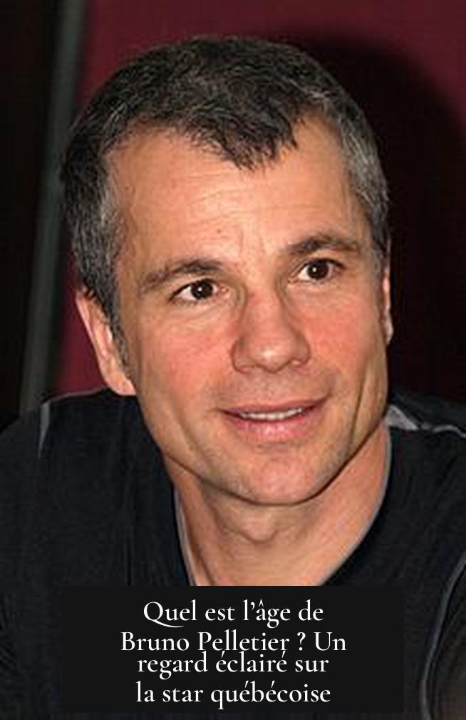 Quel est l’âge de Bruno Pelletier ? Un regard éclairé sur la star québécoise