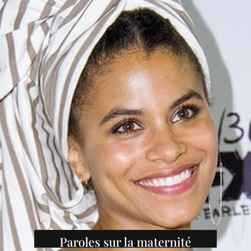 Paroles sur la maternité