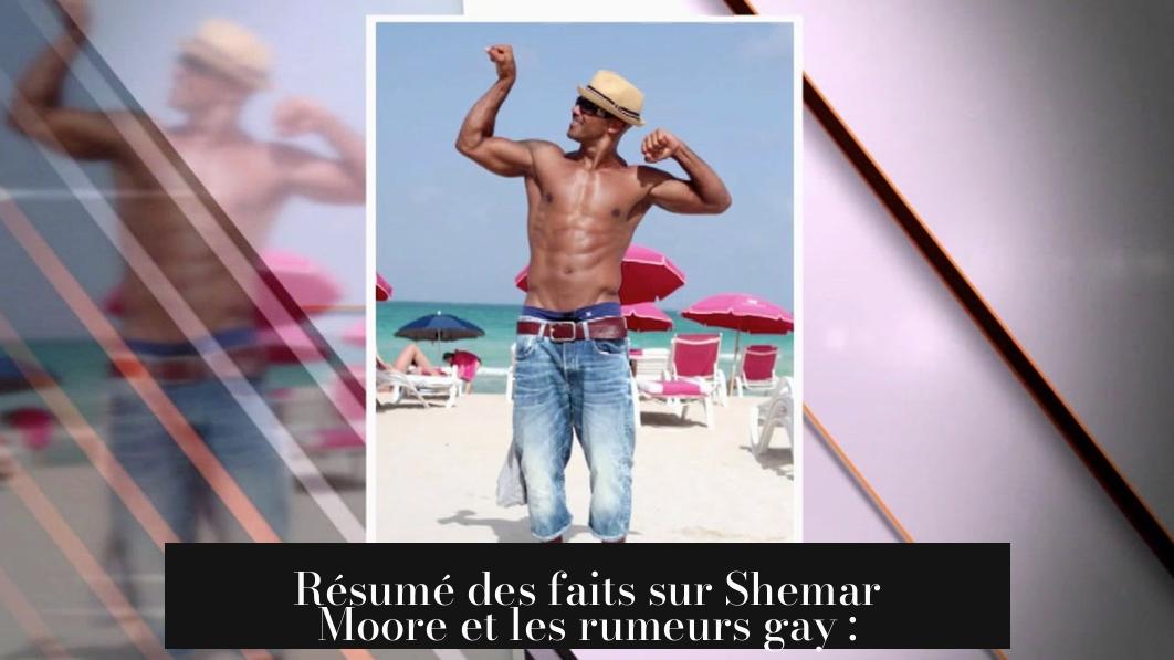 Résumé des faits sur Shemar Moore et les rumeurs gay :