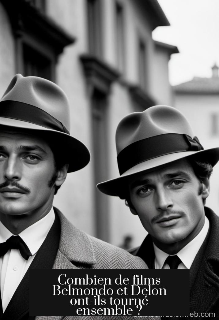 Combien de films Belmondo et Delon ont-ils tourné ensemble ?