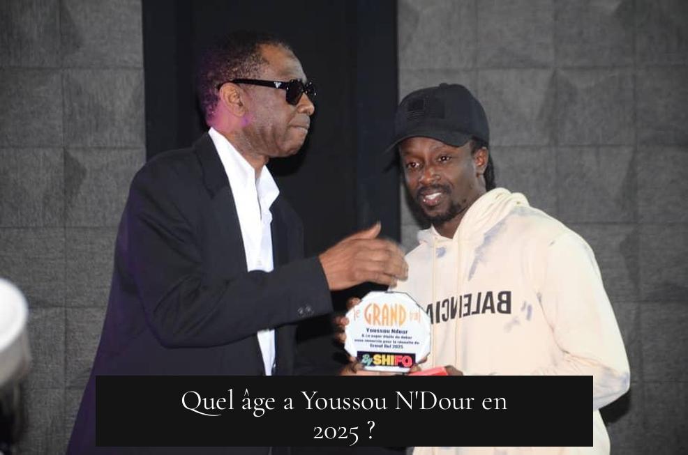 Quel âge a Youssou N'Dour en 2025 ?
