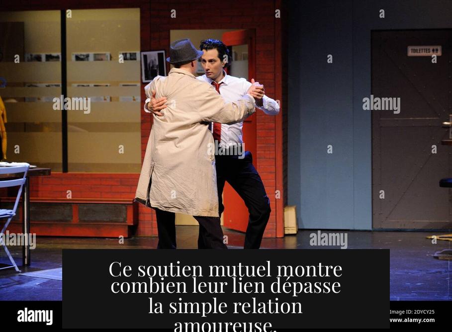 Ce soutien mutuel montre combien leur lien dépasse la simple relation amoureuse.
