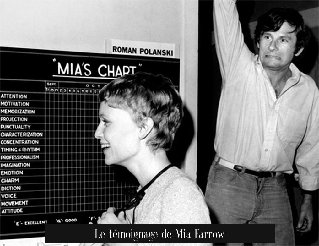 Le témoignage de Mia Farrow