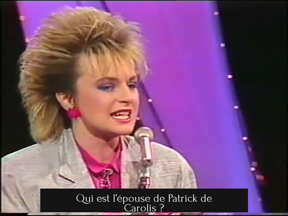 Qui est l’épouse de Patrick de Carolis ?