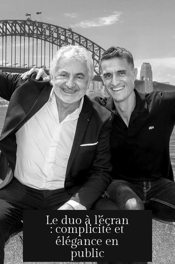 Le duo à l’écran : complicité et élégance en public