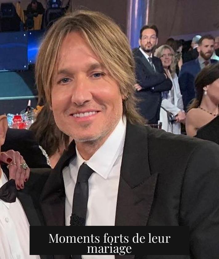 Moments forts de leur mariage