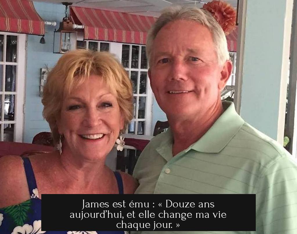 James est ému : « Douze ans aujourd’hui, et elle change ma vie chaque jour. »