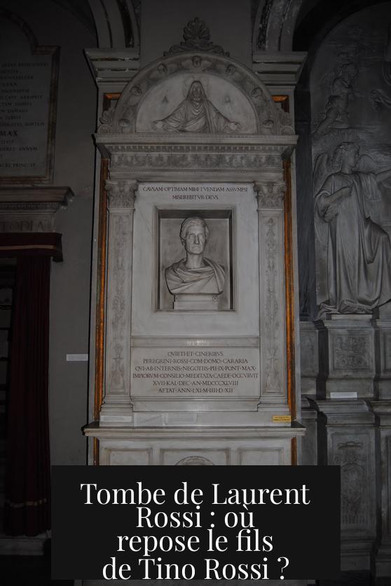 Tombe de Laurent Rossi : où repose le fils de Tino Rossi ?