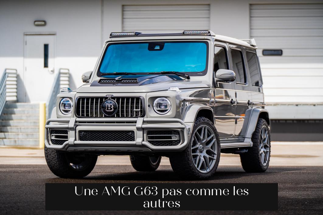Une AMG G63 pas comme les autres