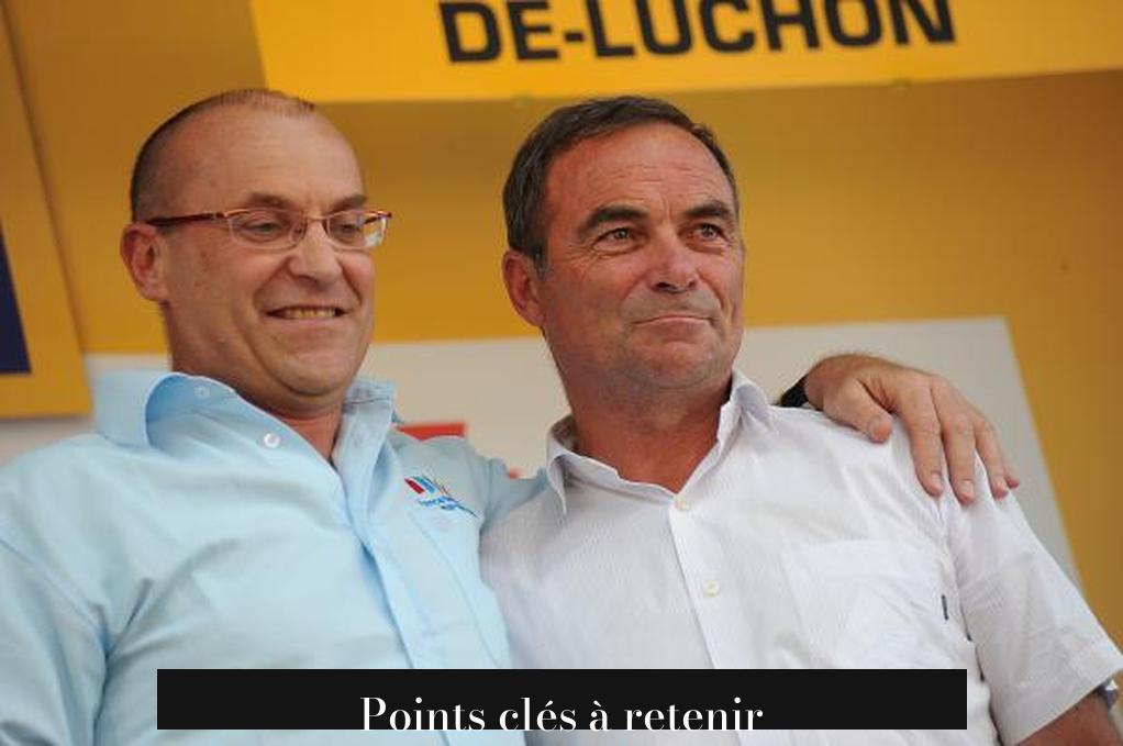 Points clés à retenir
