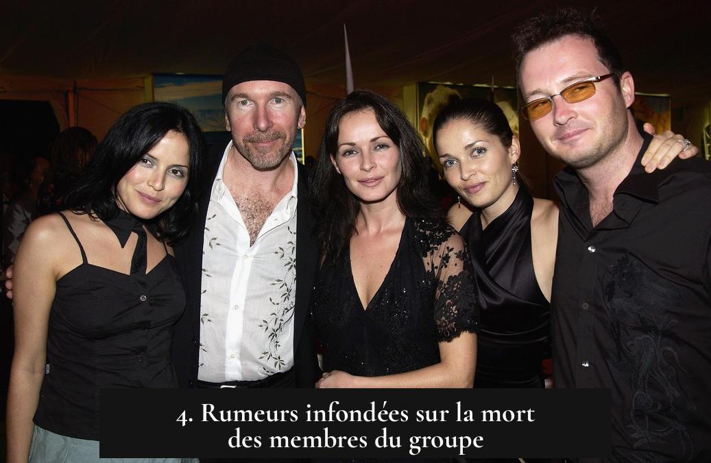 4. Rumeurs infondées sur la mort des membres du groupe
