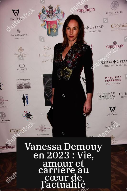 Vanessa Demouy en 2023 : Vie, amour et carrière au cœur de l’actualité